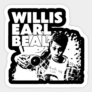 Willis Earl Beal indie Sticker